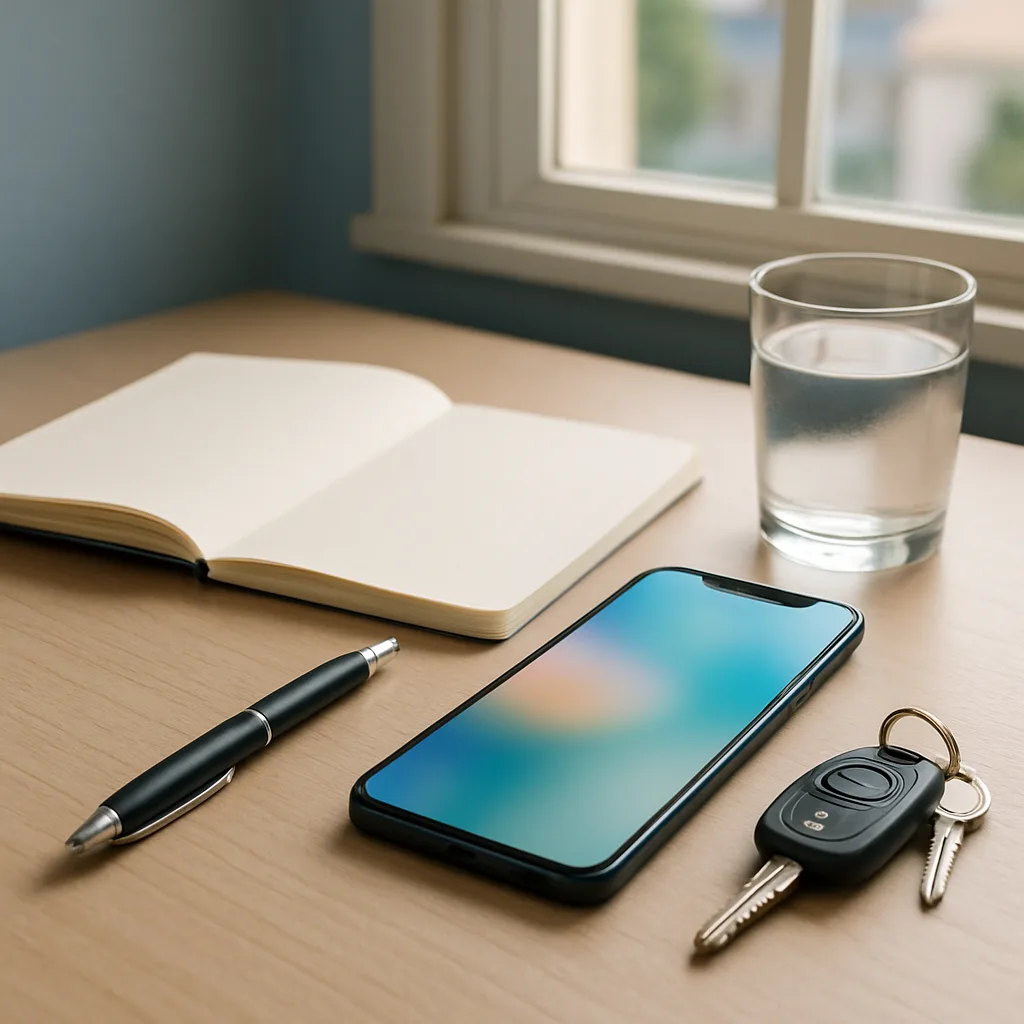 Organized symptom monitoring and medical record materials after a San Diego car accident