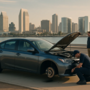 Brake failure car accident claim in San Diego vehicle inspection