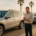 Who pays for a rental car after a San Diego collision? Rental vehicle beside damaged car