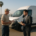 San Diego work-related car accident claim involving a commercial vehicle and roadside documentation