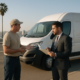 San Diego work-related car accident claim involving a commercial vehicle and roadside documentation