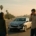 San Diego hit-and-run accident claim scene with a damaged vehicle and safe roadside reporting