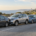 San Diego multi-car accident fault illustrated by vehicles stopped after a freeway pileup